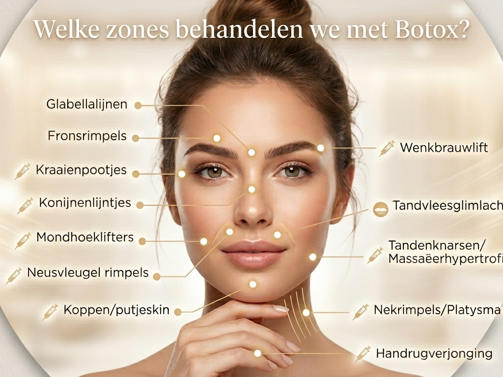 Pijslijst Botox bij cosmedisch.com