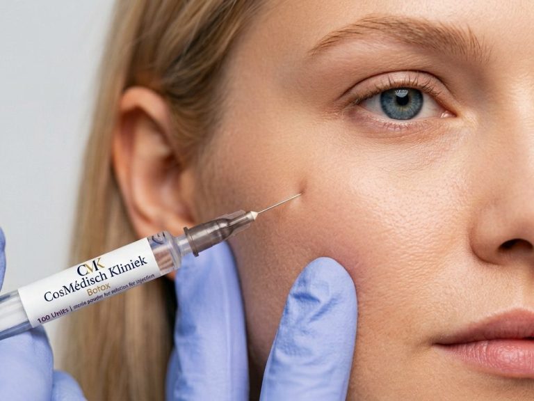 Botox Eindhoven | Cosmedisch Cliënte krijgt een botoxinjectie in gelaat door arts van cosmedisch.com